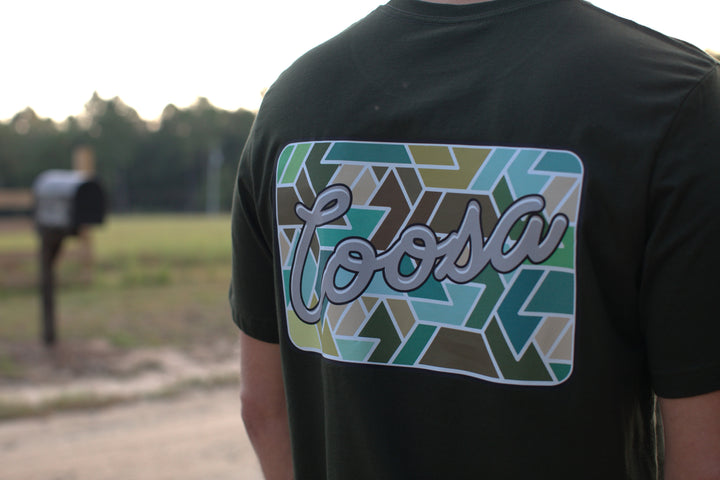 Olive Coosa Logo Tee