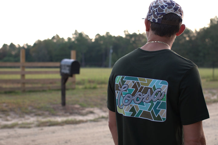 Olive Coosa Logo Tee